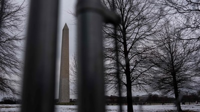 On Tuesday and Wednesday, the storm is expected to move eastward along the Gulf Coast and across the Southeast after starting late Monday in eastern and southern Texas. In pic: The Washington Monument is seen through fencing as people brave the winter weather on the National Mall days ahead of the 60th Presidental Inauguration on January 18, 2025 in Washington, DC. (AFP/Kent Nishimura ) On Tuesday and Wednesday, the storm is expected to move eastward along the Gulf Coast and across the Southeast after starting late Monday in eastern and southern Texas. In pic: The Washington Monument is seen through fencing as people brave the winter weather on the National Mall days ahead of the 60th Presidental Inauguration on January 18, 2025 in Washington, DC. (AFP/Kent Nishimura )