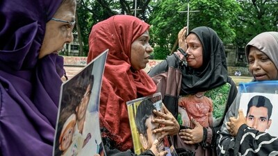 A panel looking into enforced disappearances committed under the former premier Sheikh Hasina's rule disclosed on Tuesday that hundreds of individuals, including some children, were detained in secret detention facilities in Bangladesh. (AFP)