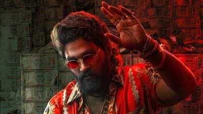 Allu Arjun plays a red sandalwood smuggler called Pushpa Raj in Pushpa 2: The Rule. Allu Arjun plays a red sandalwood smuggler called Pushpa Raj in Pushpa 2: The Rule.