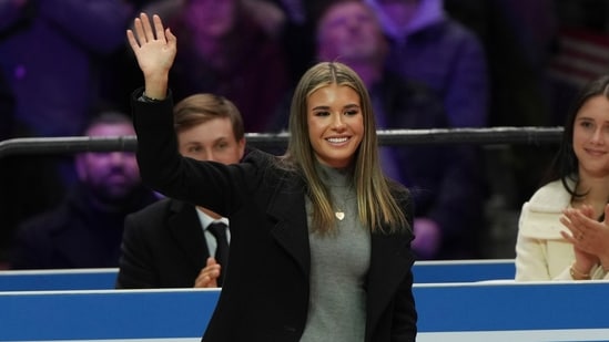 Kai Trump also attended the indoor Presidential Inauguration parade event of her grandfather Donald Trump in Washington. (AP)