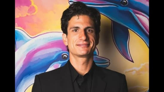 JFK's grandson Jack Schlossberg (pictured) asks whether Usha Vance is ‘way hotter’ than his grandma Jackie (jackuno/Instagram)