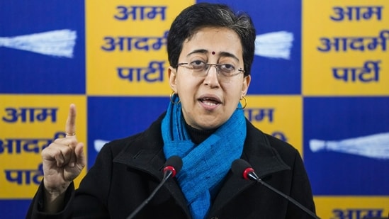 Delhi chief minister Atishi (PTI