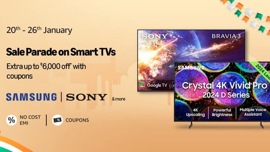 Experience the best in entertainment with the Amazon Sale Parade on smart TVs. Grab your deal today.