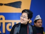 AAP leader Atishi along with Sanjay Singh addresses a press conference at AAP Party Headquarters in New Delhi, on Tuesday. AAP leader Atishi along with Sanjay Singh addresses a press conference at AAP Party Headquarters in New Delhi, on Tuesday.