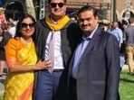 Jeet Adani with father Gautam Adani and mother Priti Adani (Image source: X) Jeet Adani with father Gautam Adani and mother Priti Adani (Image source: X)