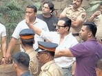 Mumbai, India. Jan 21, 2025: Bollywood actor Saif Ali Khan discharged from Lilavati Hospital 5 days after the stabbing incident and back to home.Mumbai, India. Jan 21, 2025. (Photo by HT Photo) (Hindustan Times) Mumbai, India. Jan 21, 2025: Bollywood actor Saif Ali Khan discharged from Lilavati Hospital 5 days after the stabbing incident and back to home.Mumbai, India. Jan 21, 2025. (Photo by HT Photo) (Hindustan Times)