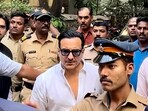 Saif Ali Khan at his residence after he was discharged from Lilavati Hospital in Mumbai. Saif Ali Khan at his residence after he was discharged from Lilavati Hospital in Mumbai.
