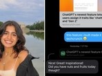 OpenAI's Anshita Saini shared a screenshot of her exchange with her mother. OpenAI's Anshita Saini shared a screenshot of her exchange with her mother.