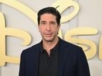 David Schwimmer was spotted leaving a posh restaurant in Beverly Hills with a 29-year-old medical student
