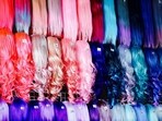 The hair was raw material for a wig-making business. The hair was raw material for a wig-making business.