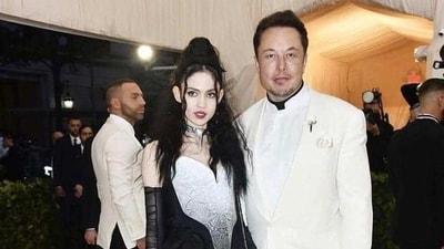 Grimes clarified she had no idea that Musk had stoked another debate on social media following his passionate salute at Trump's inauguration, which many X users compared to the Nazi “Seig Heil” gesture. (Instagram)