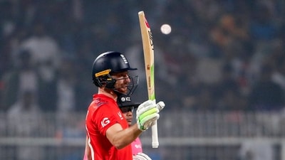 Captain Buttler was head and shoulders above his teammates, smashing 68 off 44 balls as England put up a total of just 133. The next highest score was Brook's 17 off 14 and these were the only double-digit scores for England. (ANI ) Captain Buttler was head and shoulders above his teammates, smashing 68 off 44 balls as England put up a total of just 133. The next highest score was Brook's 17 off 14 and these were the only double-digit scores for England. (ANI )