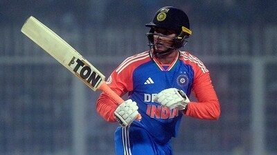 Kolkata, Jan 22 (ANI): India's Abhishek Sharma plays a shot during the 1st T20I match against England, at Eden Gardens in Kolkata on Wednesday. (ANI Photo) (Sudipta Banerjee) Kolkata, Jan 22 (ANI): India's Abhishek Sharma plays a shot during the 1st T20I match against England, at Eden Gardens in Kolkata on Wednesday. (ANI Photo) (Sudipta Banerjee)