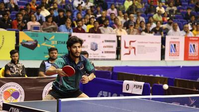 Ankur Bhattacharjee won the Under-19 boys singles title at the Youth National Championships for a third year in a row (HT) Ankur Bhattacharjee won the Under-19 boys singles title at the Youth National Championships for a third year in a row (HT)