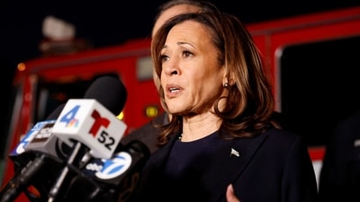 Kamala Harris’ LA neighbours ‘embarrassed’ she is back in town (REUTERS/Fred Greaves) (REUTERS)