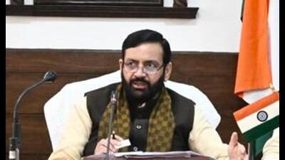 Chief minister Nayab Singh Saini during a meeting on Wednesday. (HT photo) Chief minister Nayab Singh Saini during a meeting on Wednesday. (HT photo)