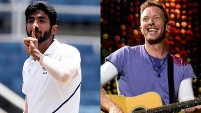 Chris Martin gives a shoutout to Jasprit Bumrah again in Coldplay concert. Chris Martin gives a shoutout to Jasprit Bumrah again in Coldplay concert.