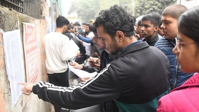 JEE Main 2025 day 1 in pics: &nbsp;JEE Mains 2025 second shift will begin from 3 PM today.&nbsp; (Santosh Kumar)