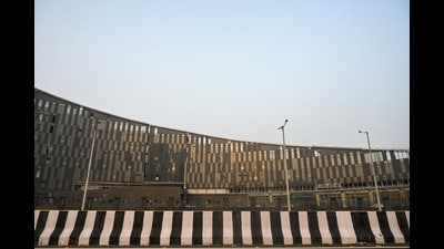 Noida authority office in Sector 96. The authority will try to sell the remaining plots in a new scheme that may be launched soon, said officials. (Sunil Ghosh/HT Photo) Noida authority office in Sector 96. The authority will try to sell the remaining plots in a new scheme that may be launched soon, said officials. (Sunil Ghosh/HT Photo)
