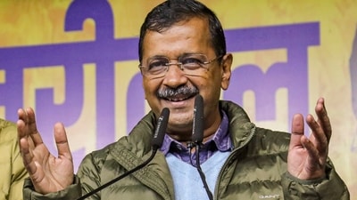 AAP national convener Arvind Kejriwal addresses a public meeting in New Delhi. (PTI) AAP national convener Arvind Kejriwal addresses a public meeting in New Delhi. (PTI)