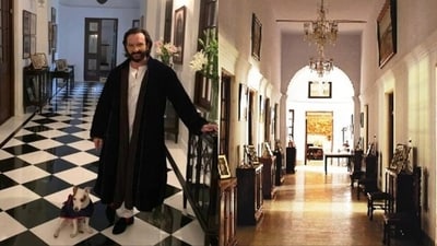 Saif Ali Khan and his family often spend time at the Pataudi Palace. Saif Ali Khan and his family often spend time at the Pataudi Palace.