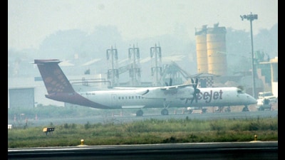 SpiceJet’s cancellation rate was 1.81%, followed by IndiGo with 1.17%. (ANI) SpiceJet’s cancellation rate was 1.81%, followed by IndiGo with 1.17%. (ANI)