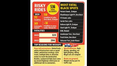 State road safety adviser Navdeep Asija attributed the high fatality rate to poor infrastructure development, including lack of pedestrian crossings and cycle tracks. (HT Photo) State road safety adviser Navdeep Asija attributed the high fatality rate to poor infrastructure development, including lack of pedestrian crossings and cycle tracks. (HT Photo)