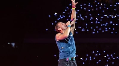 Coldplay performs in Mumbai. Coldplay performs in Mumbai.