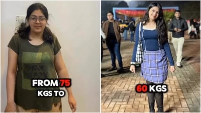 Woman who lost 15 kg shares her simple diet and workout tips on Instagram. (Instagram/@avgeek.bhavya)