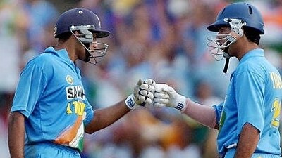 VVS Laxman and Yuvraj Singh put up a record 213-run stand for the fourth wicket in an ODI against Australia in Sydney. (Getty Images) VVS Laxman and Yuvraj Singh put up a record 213-run stand for the fourth wicket in an ODI against Australia in Sydney. (Getty Images)