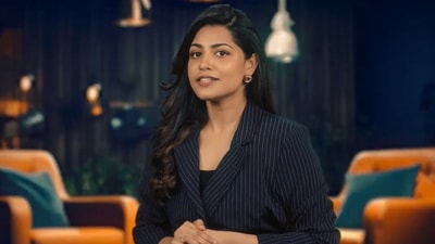 A screengrab of the Tamil business reality TV show Startup Singam hosted by Angelin B. A screengrab of the Tamil business reality TV show Startup Singam hosted by Angelin B.