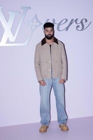 AP Dhillon poses during a photocall ahead of the Louis Vuitton Menswear Ready-to-wear Fall-Winter 2025/2026 collection as part of the Paris Fashion Week, in Paris. (Photo by Thibaud MORITZ / AFP)) AP Dhillon poses during a photocall ahead of the Louis Vuitton Menswear Ready-to-wear Fall-Winter 2025/2026 collection as part of the Paris Fashion Week, in Paris. (Photo by Thibaud MORITZ / AFP))