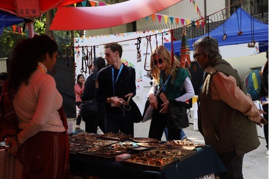 Visitors checking out arts and crafts stalls at the venue. (Courtesy Rainbow Literature Festival) Visitors checking out arts and crafts stalls at the venue. (Courtesy Rainbow Literature Festival)