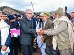 Jammu and Kashmir Chief Minister Omar Abdullah during his visit to Budhal village, where 16 died due to a mysterious illness, in Rajouri on Tuesday.
Jammu and Kashmir Chief Minister Omar Abdullah during his visit to Budhal village, where 16 died due to a mysterious illness, in Rajouri on Tuesday.