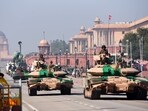 Rehearsals for the Republic Day Parade 2025 are underway at Kartavya Path in New Delhi. Rehearsals for the Republic Day Parade 2025 are underway at Kartavya Path in New Delhi.