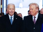 Joe Biden and Donald Trump at the latter's inauguration ceremony Joe Biden and Donald Trump at the latter's inauguration ceremony