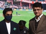 Gautam Gambhir (L) and Sourav Ganguly in 2020 Gautam Gambhir (L) and Sourav Ganguly in 2020