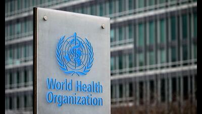 (FILES) This photograph taken on December 2, 2021, shows a sign of the the World Health Organization (WHO) next to theirs headquarters, in Geneva. (Photo by Fabrice COFFRINI / AFP) (AFP) (FILES) This photograph taken on December 2, 2021, shows a sign of the the World Health Organization (WHO) next to theirs headquarters, in Geneva. (Photo by Fabrice COFFRINI / AFP) (AFP)