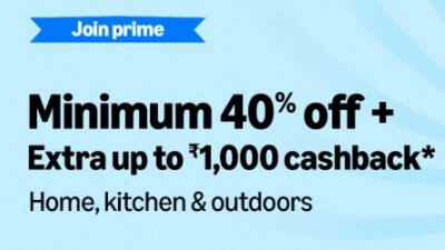 Minimum 40% off on home and kitchen appliances Minimum 40% off on home and kitchen appliances