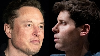 Tesla founder Elon Musk and OpenAI CEO Sam Altman. (AFP file) Tesla founder Elon Musk and OpenAI CEO Sam Altman. (AFP file)