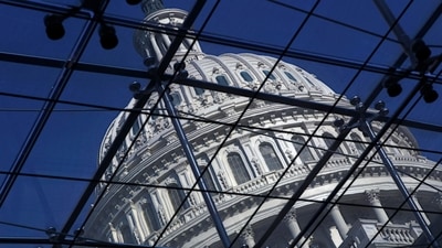 FILE - The Capitol dome on Capitol Hill is seen through a glass structure in Washington, on April 6, 2011. (AP Photo/J. Scott Applewhite, File) (AP) FILE - The Capitol dome on Capitol Hill is seen through a glass structure in Washington, on April 6, 2011. (AP Photo/J. Scott Applewhite, File) (AP)