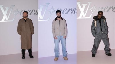 Louis Vuitton’s Men’s Fall 2025 show at Paris Fashion Week showcased chic celebrity styles. Louis Vuitton’s Men’s Fall 2025 show at Paris Fashion Week showcased chic celebrity styles.