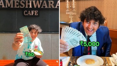 ₹50 or ₹5,000? Which idli do you think tastes better? (Instagram/@cassiusclydepereira) ₹50 or ₹5,000? Which idli do you think tastes better? (Instagram/@cassiusclydepereira)