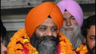 Satinder Pal Singh Sidhu is also a nominated councillor in the municipal corporation, Chandigarh. (HT File)
