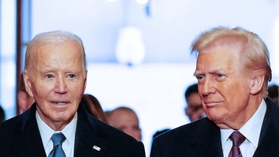 Joe Biden and Donald Trump at the latter's inauguration ceremony (AFP) Joe Biden and Donald Trump at the latter's inauguration ceremony (AFP)