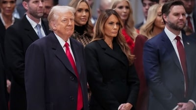Users found themselves automatically re-following the profiles of US President Donald Trump, Vice President JD Vance, and First Lady Melania Trump. (Bloomberg)