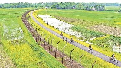 The 4,096.7 km India-Bangladesh border is the country’s longest land frontier. (HT PHOTO) The 4,096.7 km India-Bangladesh border is the country’s longest land frontier. (HT PHOTO)