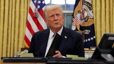US President Donald Trump said that FEMA will become a very big discussion shortly. (Reuters)