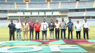 The MCA dedicated this record to the late Eknath Solkar The MCA dedicated this record to the late Eknath Solkar