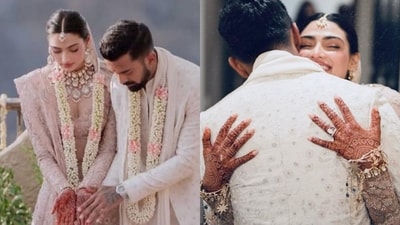Athiya Shetty and KL Rahul celebrate second wedding anniversary. Athiya Shetty and KL Rahul celebrate second wedding anniversary.